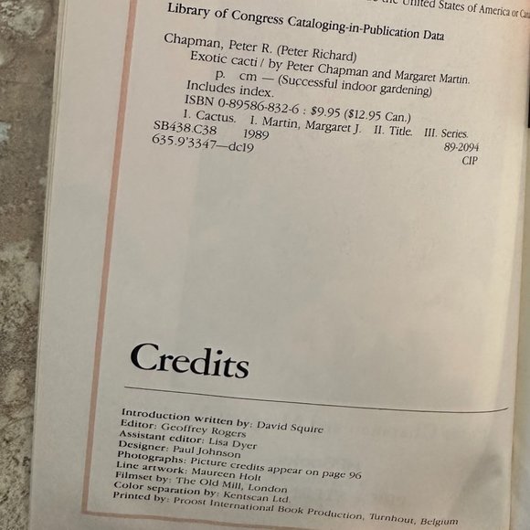 Exotic Cacti: Successful Indoor Gardening Paperback - Picture 8 of 11